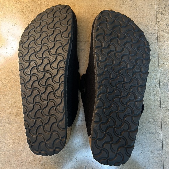 Birkenstock Black and Silver Embroidered Mules - Picture 4 of 6